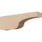 Ekena Millwork 3"W x 18"D x 6"H Thin Van Buren Rough Cedar Woodgrain TimberThane Corbel, Primed Tan CORUR03X18X06VANRCPR - alternate 1